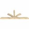 Ekena Millwork Richland Rough Sawn Timber Gable Bracket, Douglas Fir, 84"W x 35"H x 4"D x 4"F, 10/12 Pitch GBW084X35X0404RIC00RDF - alternate 5